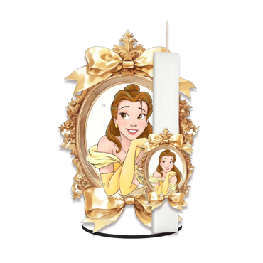 WOODENSTYLE ΛΑΜΠΑΔΑ ΠΛΑΚΕ ΜΕ ΔΙΑΚΟΣΜΗΤΙΚΟ ΣΕ ΞΥΛΙΝΗ ΒΑΣΗ- ΠΕΝΤΑΜΟΡΦΗ