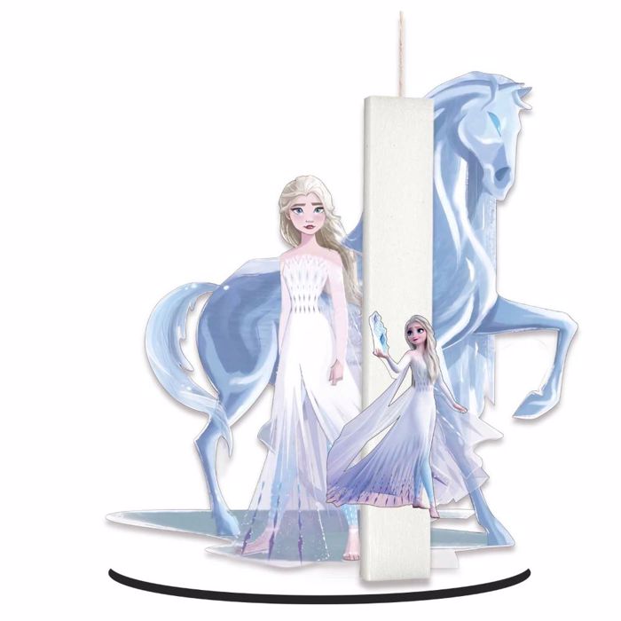 WOODENSTYLE LAMPADA PLAKE ME DIAKOSMITIKO SE XuLINI BASI- FROZEN