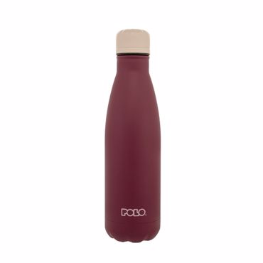 POLO ΘΕΡΜΟΣ STAINLESS STEEL 0,50L ΜΠΟΡΝΤΩ/ΜΠΕΖ