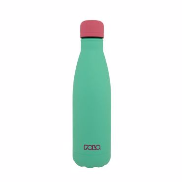 POLO ΘΕΡΜΟΣ STAINLESS STEEL 0,50L ΦΟΥΞΙΑ/ΓΑΛΑΖΙΟ