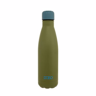 POLO ΘΕΡΜΟΣ STAINLESS STEEL 0,50L ΧΑΚΙ/ΠΕΤΡΟΛ