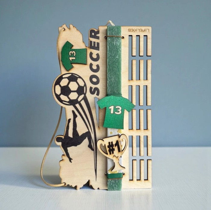 LIFELIKES LAMPADA PLAKE ME XuLINO TAMPLO- SOCCER PRASINO