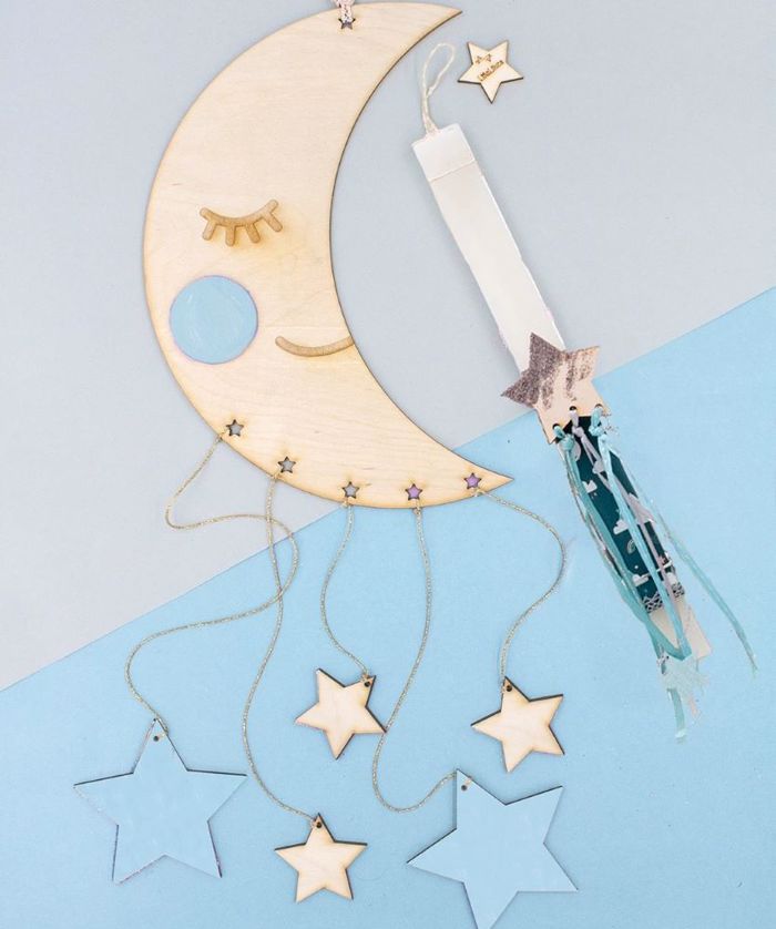 LIFELIKES LAMPADA PLAKE ME XuLINO TAMPLO- FEGARI ME KREMASTA ASTERIA