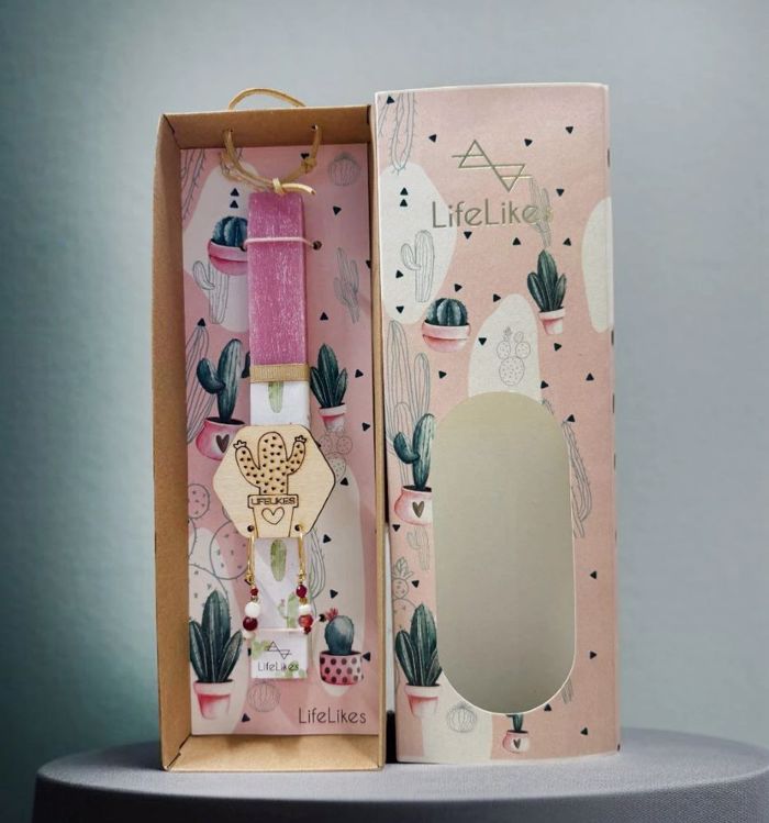 LIFELIKES LAMPADA PLAKE SE KOuTI- KAKTOS