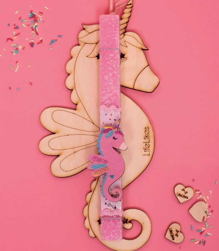 LIFELIKES LAMPADA PLAKE ME XuLINO TAMPLO- SEACORN GLITTER