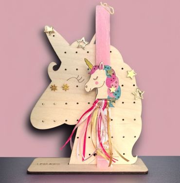 LIFELIKES ΛΑΜΠΑΔΑ ΠΛΑΚΕ ΜΕ ΞΥΛΙΝΟ ΤΑΜΠΛΟ- ΜΟΝΟΚΕΡΟΣ ΣΤΑΝΤ ΣΚΟΥΛΑΡΙΚΙΩΝ