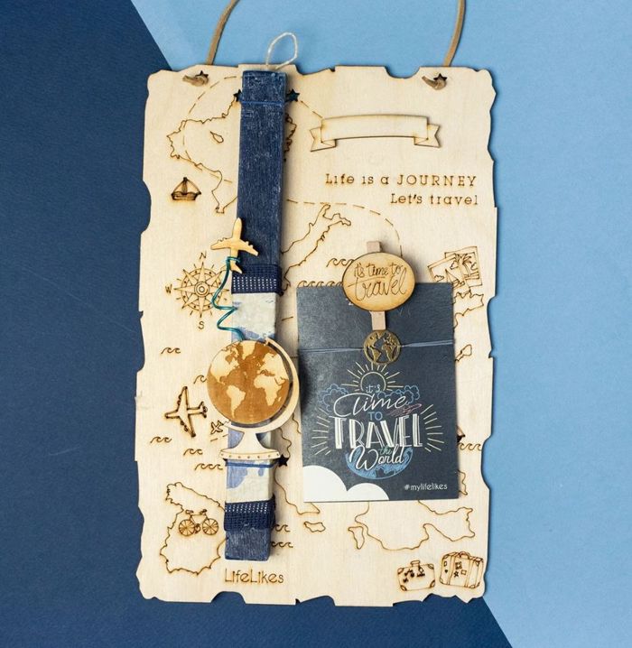 LIFELIKES LAMPADA PLAKE ME XuLINO TAMPLO- TRAVEL KADRO