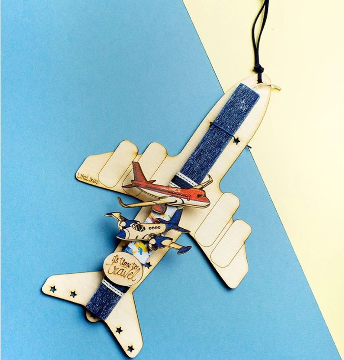 LIFELIKES LAMPADA PLAKE ME XuLINO TAMPLO- AEROPLANO