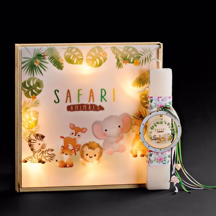 ADOREX LAMPADA PLAKE KONTI ME PLEXIGLAS FOTISTIKO- SAFARI