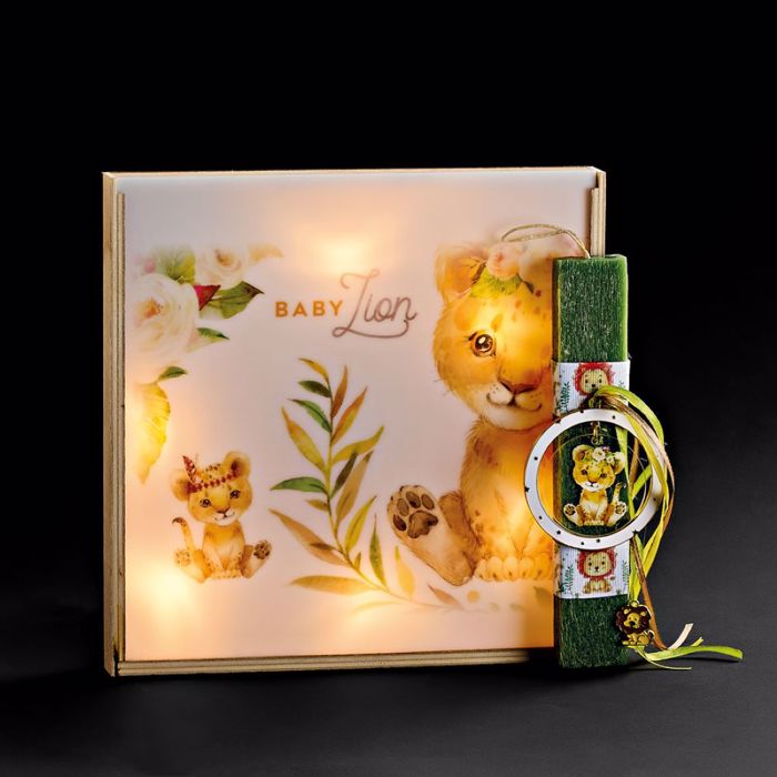 ADOREX LAMPADA PLAKE KONTI ME PLEXIGLAS FOTISTIKO- LIONTARI