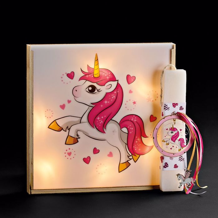 ADOREX LAMPADA PLAKE KONTI ME PLEXIGLAS FOTISTIKO- MONOKEROS