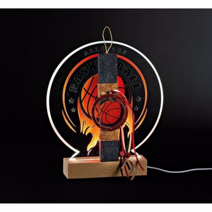 ADOREX LAMPADA PLAKE KONTI ME PLEXIGLAS ME LED BASI- MPASKET