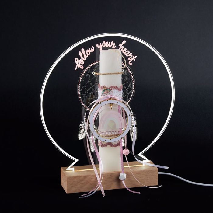 ADOREX LAMPADA PLAKE KONTI ME PLEXIGLAS ME LED BASI- ONEIROPAGDA