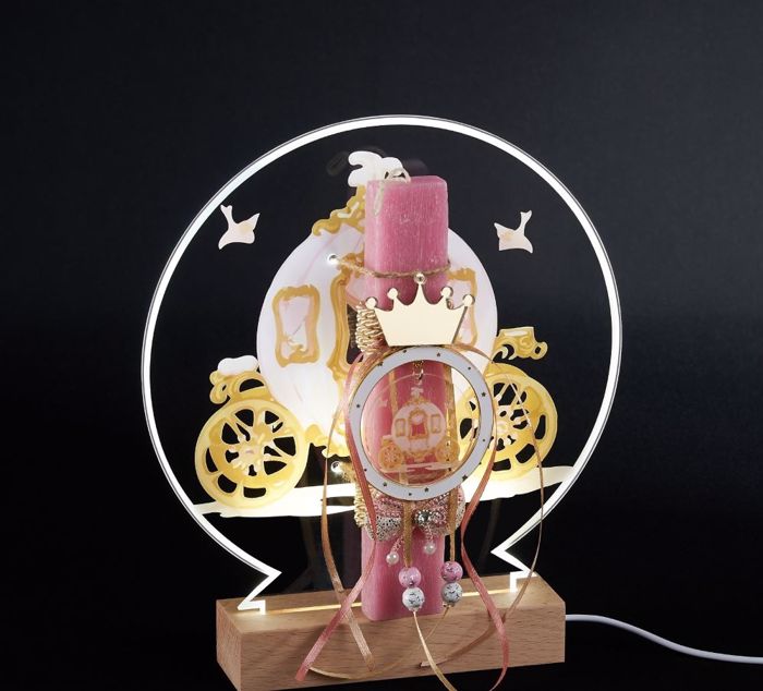 ADOREX LAMPADA PLAKE KONTI ME PLEXIGLAS ME LED BASI- AMAXA