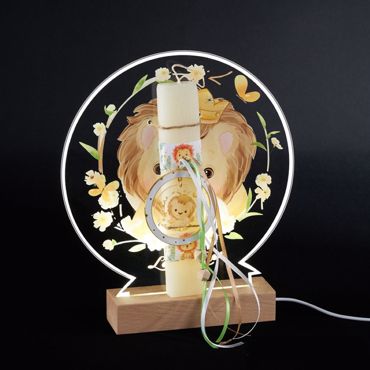 ADOREX ΛΑΜΠΑΔΑ ΠΛΑΚΕ ΚΟΝΤΗ ΜΕ ΠΛΕΞΙΓΚΛΑΣ ΜΕ LED ΒΑΣΗ- ΛΙΟΝΤΑΡΙ