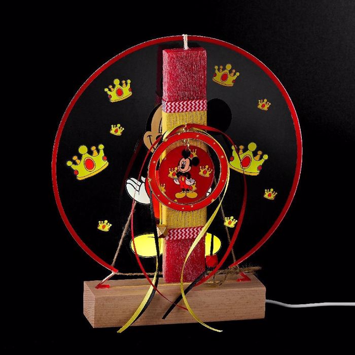 ADOREX LAMPADA PLAKE KONTI ME PLEXIGLAS ME LED BASI- MICKEY