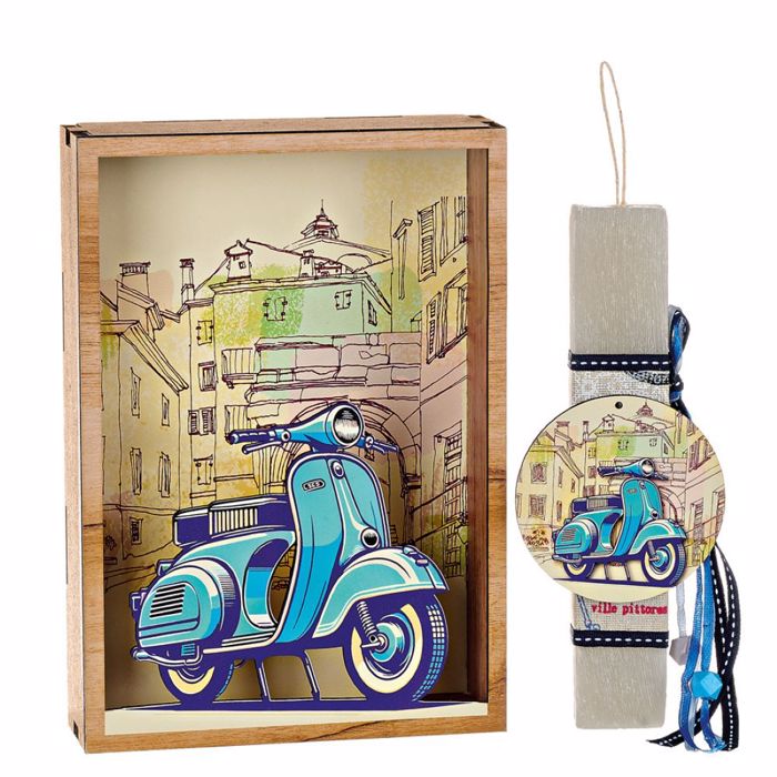 ADOREX LAMPADA PLAKE KONTI ME XuLINO KADRAKI- BESPA