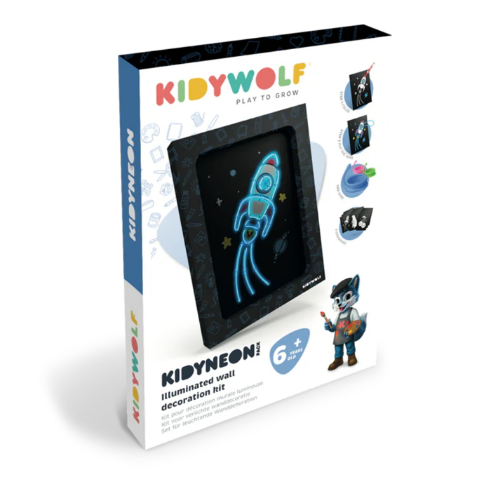 KIDYWOLF SET XEIROTEXNIAS ME NEON NIMATA KAI 9 KARTES- GLAXIAS