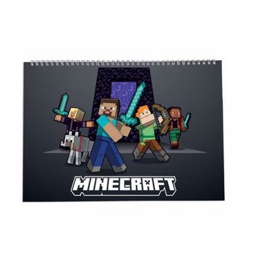 GRAFFITI ΜΠΛΟΚ ΖΩΓΡΑΦΙΚΗΣ Α4 30φ. MINECRAFT
