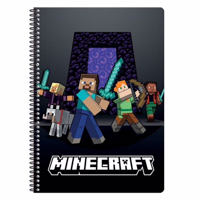 GRAFFITI TETRADIO SPIRAL 17*25 2Th. MINECRAFT