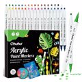 OHUHU MARKADOROI AKRuLIKOI BRUSH & DOT SET 36tmx