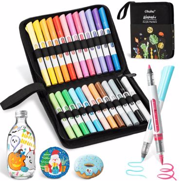 OHUHU ΜΑΡΚΑΔΟΡΟΙ ΑΚΡΥΛΙΚΟΙ WAIMOKU ΣΕΤ 24τμχ