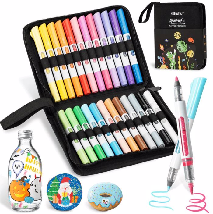 OHUHU MARKADOROI AKRuLIKOI WAIMOKU SET 24tmx