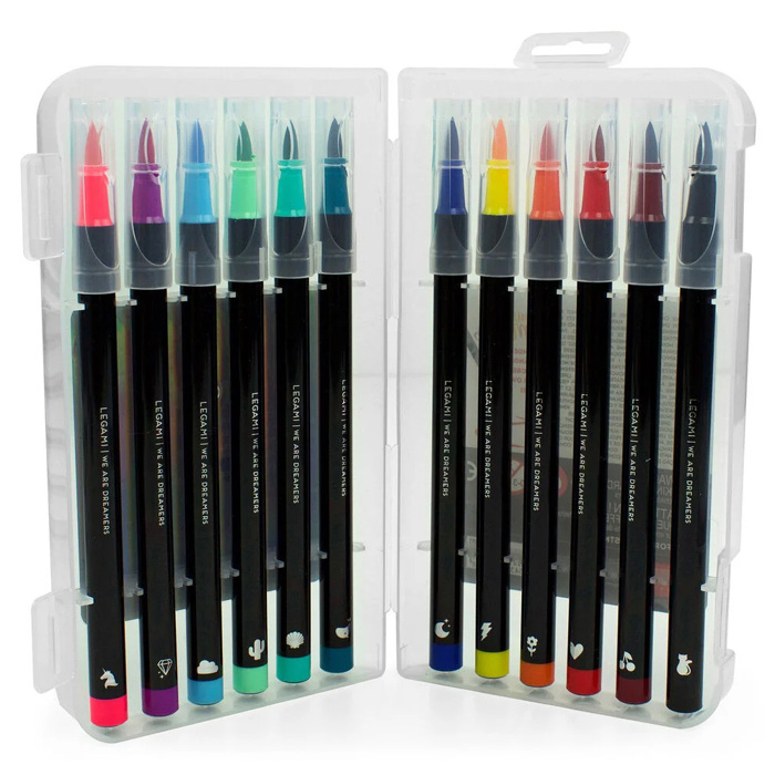 LEGAMI MARKADOROI ME BASI TO NERO SE ENTONA XROMATA SET 12tmx