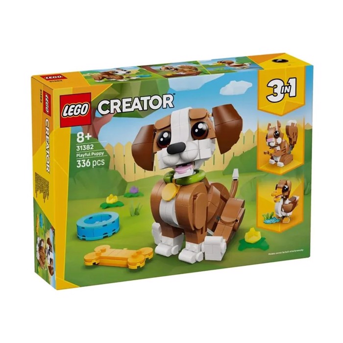 31382 LEGO CUTE ANIMALS: PLAYFUL PUPPY DOG 336pcs