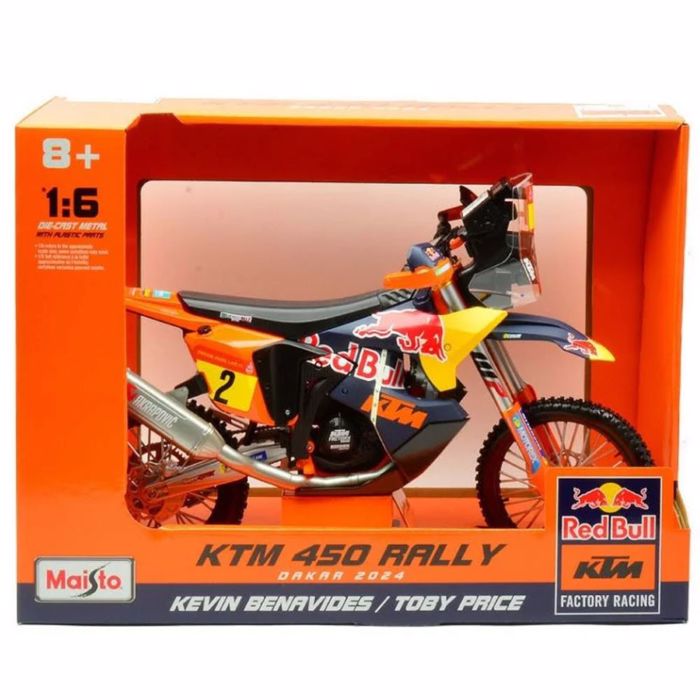 MAISTO 1:6 REDBULL KTM 450 RALLY DAKAR 2024