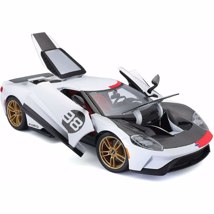 MAISTO 1/18 2021 FORD GT HERITAGE EDITION