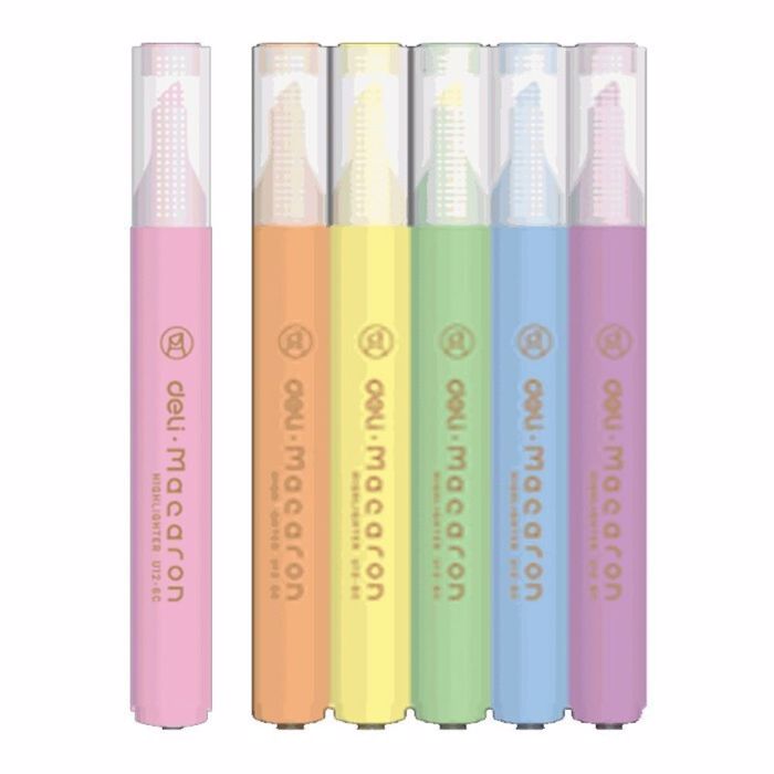 DELI MARKADOROI uPOGAMMISIS PLAKE 1-4mm MIYOU MACARON SET 6tmx