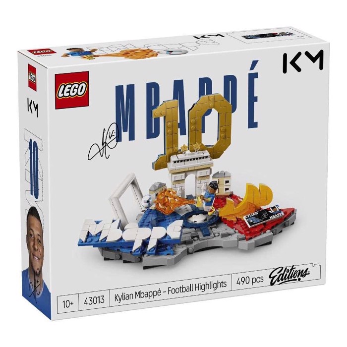 43013 LEGO EDITIONS KYLIAN MBPAPPE- SOCCER HIGHLIGHTS 490pcs