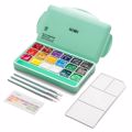 HIMI TEMPERES JELLY CUP SET 18xr. ME 3 PINELA KAI PALETA ANAMIXIS - GREEN CASE