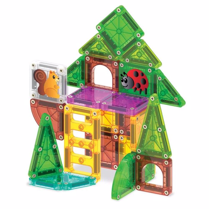 MAGNA-TILES microMAGS TREEHOUSE TRAVEL 24tmx- MIKRA MAGITIKA PLAKIDIA STEM TAXIDIOu