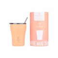 ESTIA ThERMOS COFFEE MUG SAVE THE AEGEAN 350ml PEACH FUZZ