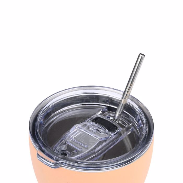 ESTIA ThERMOS COFFEE MUG SAVE THE AEGEAN 350ml PEACH FUZZ
