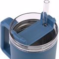 HOMELY ThERMOS STRAW TUMBLER 900ml INDIGO BLUE