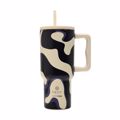 ESTIA ThERMOS STRAW TUMBLER XL SAVE THE AEGEAN 900ml BOLD DRIFT