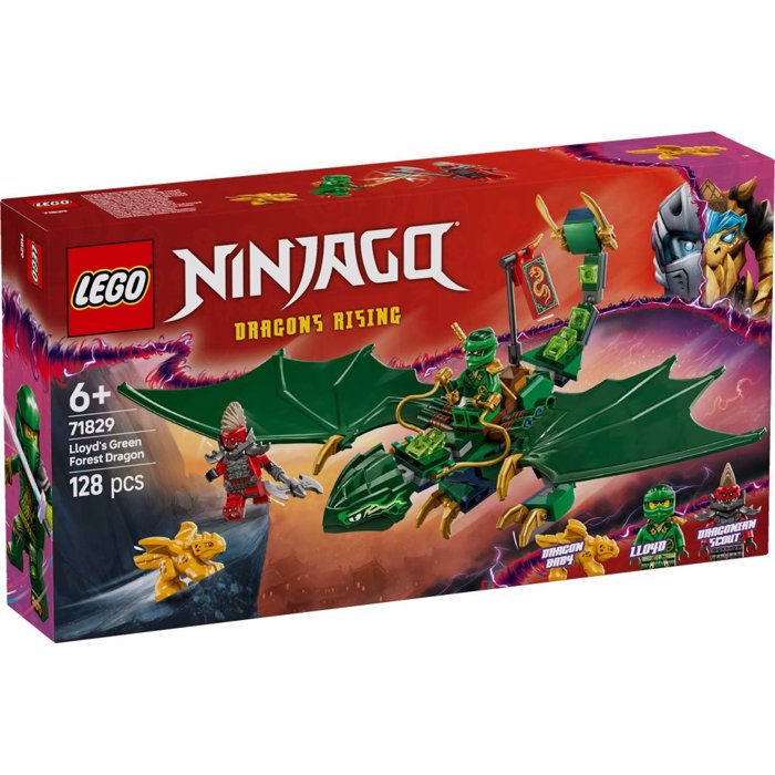 71829 LEGO LLOYD'S GREEN FOREST DRAGON 128pcs