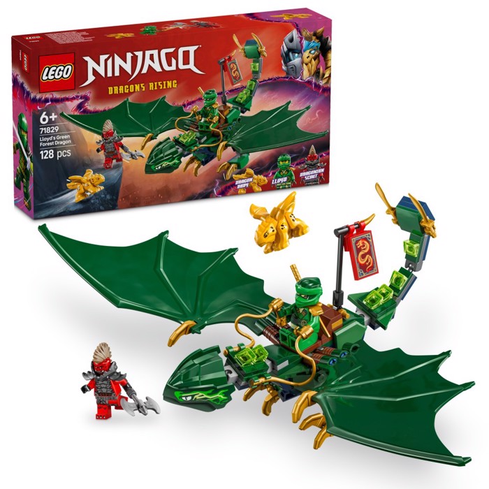 71829 LEGO LLOYD'S GREEN FOREST DRAGON 128pcs