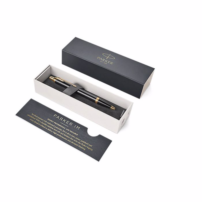 PARKER IM CORE LAQUE BLACK GT BP