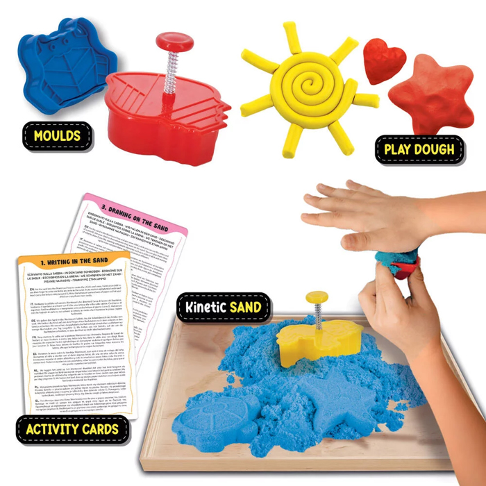 LISCIANI MONTESSORI SET KATASKEuON ME AMMO KAI PLASTELINI