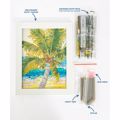 DIAMOND DOTZ PALM TREE ME KORNIZA  20*15CM