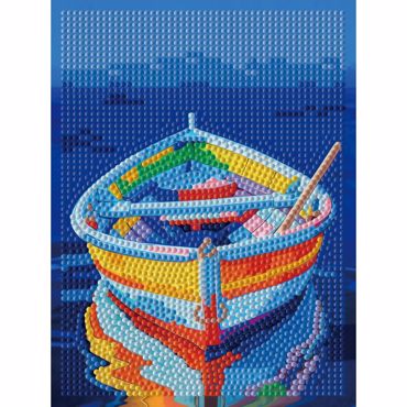 DIAMOND DOTZ DREAMBOAT ΜΕ ΚΟΡΝΙΖΑ  20*15CM