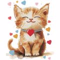 DIAMOND DOTZ DARLING KITTY ME KORNIZA  20*15CM