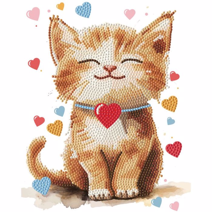 DIAMOND DOTZ DARLING KITTY ME KORNIZA  20*15CM