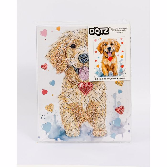 DIAMOND DOTZ PUPPY LOVE  ME KORNIZA  20*15CM