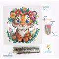 DIAMOND DOTZ FLOWER CUBE ME KORNIZA  30*30CM