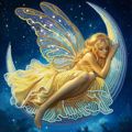 DIAMOND DOTZ CRESENT MOON SLUMBER ME KORNIZA  30*30CM